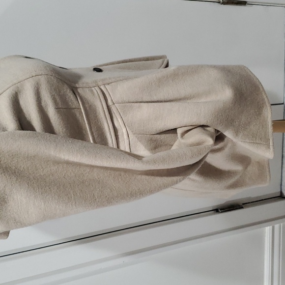 Nanette Lepore Cream Victorian Peacoat sz 0 - Picture 6 of 9